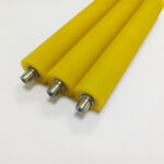 Machinery Parts Pu Roller Converting Rubber Coating Roller For Laminating Machine