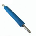 Wear-Resisting Pu Lamination Polyurethane Rice Mill Rubber Coated Plastic Roller With Steel Shaft For Conveyor System